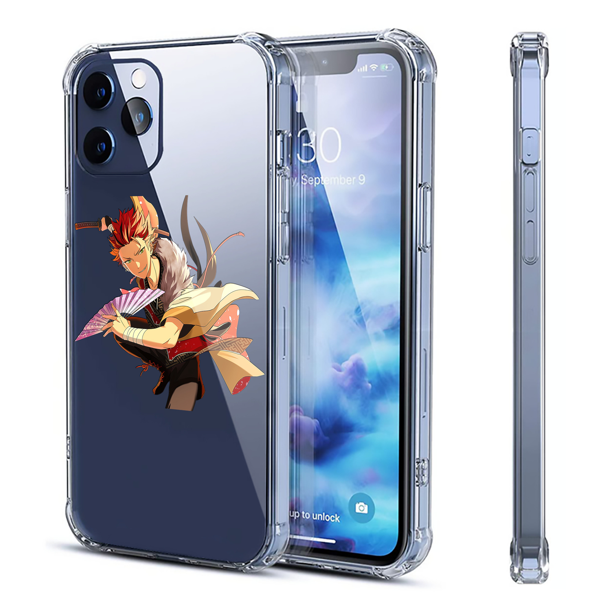 （画像用） あんさんぶるスターズ! Ensemble Stars 【iPhone 12シリーズ対応】透明スマホケース（クリアソフトケース）